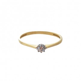 Anillo Bianca Oro 10k